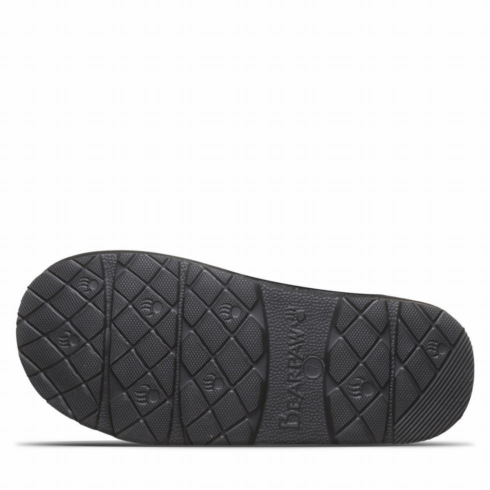 Bearpaw Loki Exotic スリッパ レディース 黒 | KIG9977YG