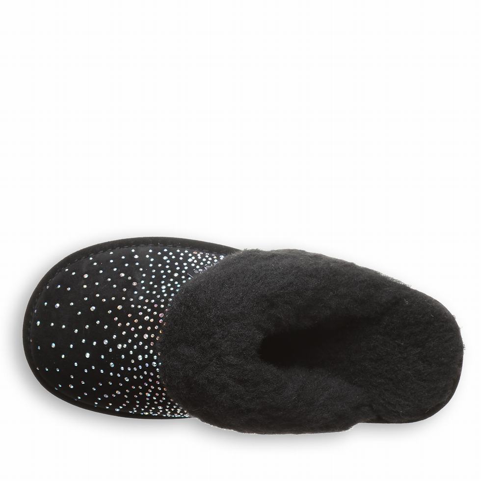 Bearpaw Loki Exotic スリッパ レディース 黒 | KIG9977YG