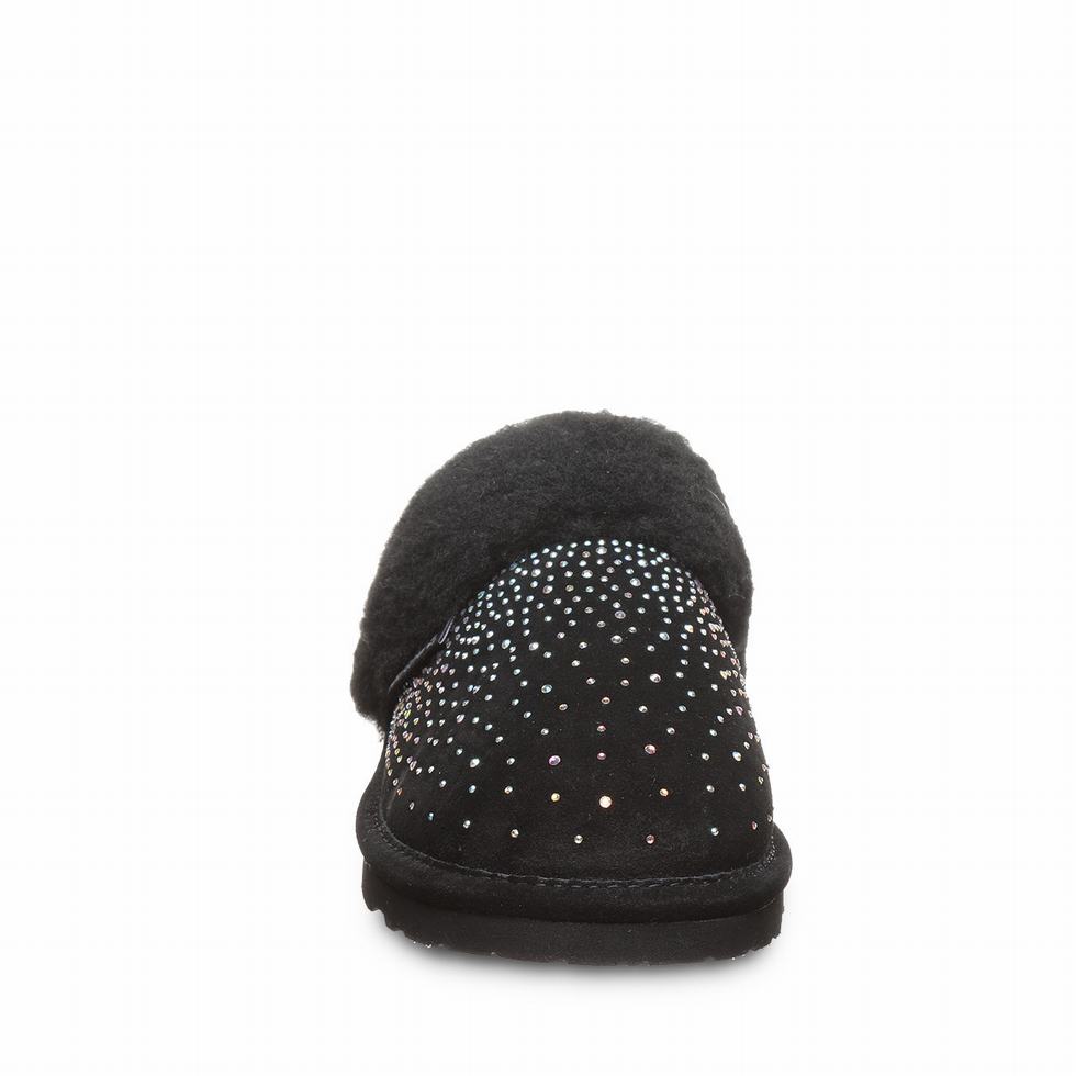 Bearpaw Loki Exotic スリッパ レディース 黒 | KIG9977YG