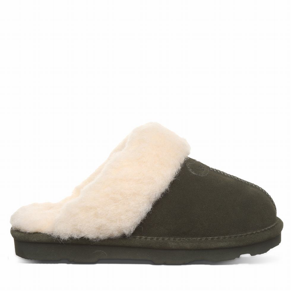 Bearpaw Loki II スリッパ レディース 緑 | GET587XF