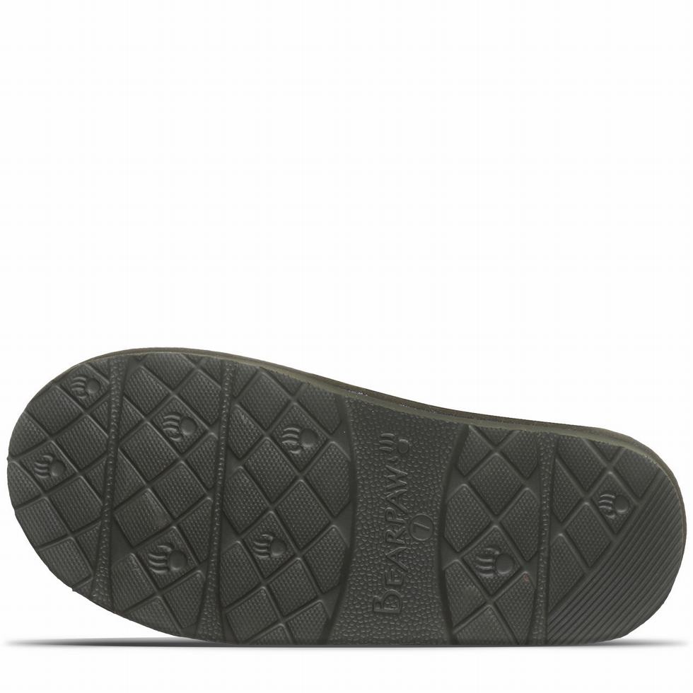 Bearpaw Loki II スリッパ レディース 緑 | GET587XF