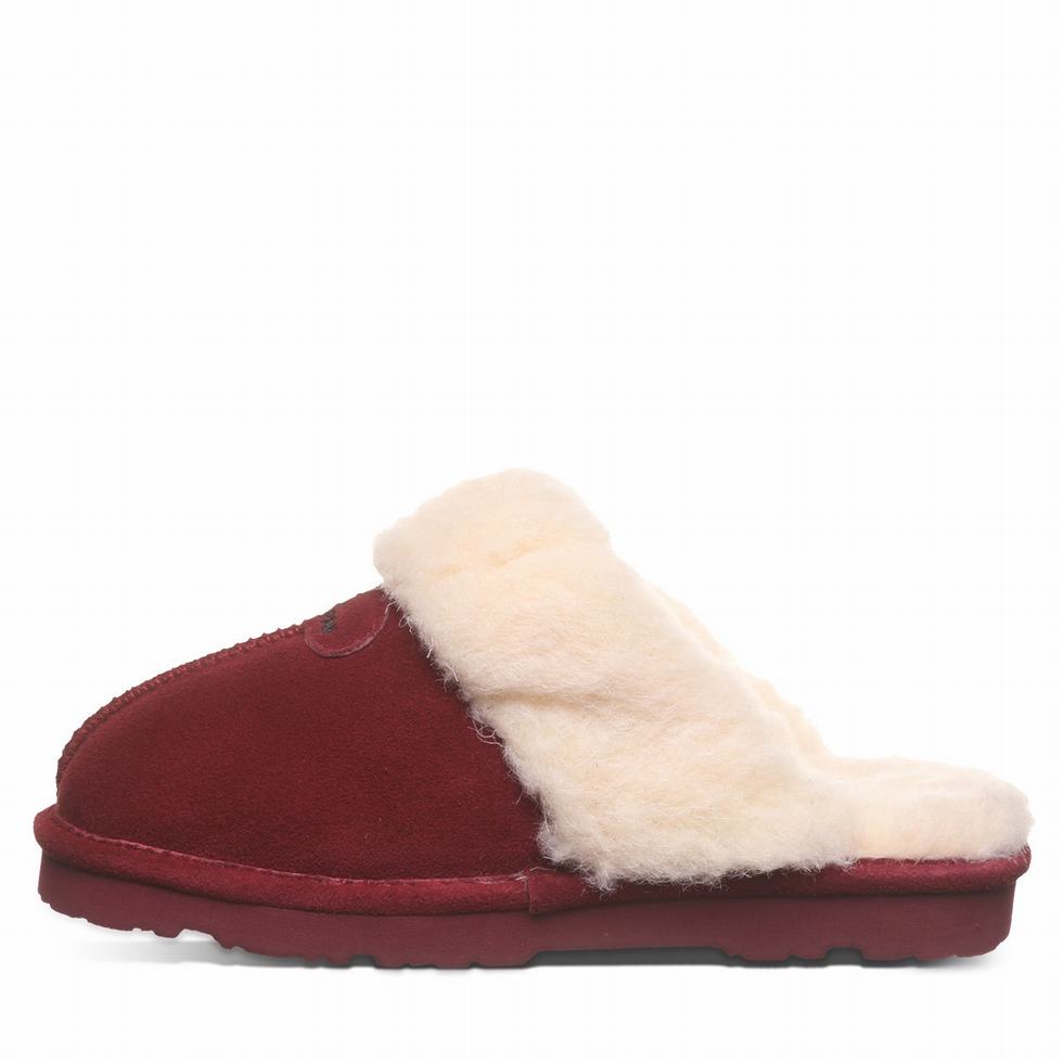 Bearpaw Loki II スリッパ レディース 赤 | ITW8571BX