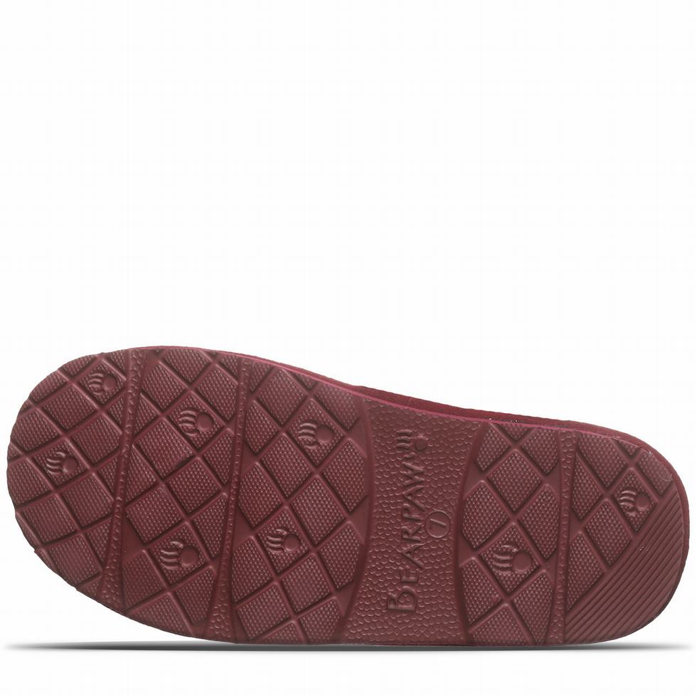 Bearpaw Loki II スリッパ レディース 赤 | ITW8571BX
