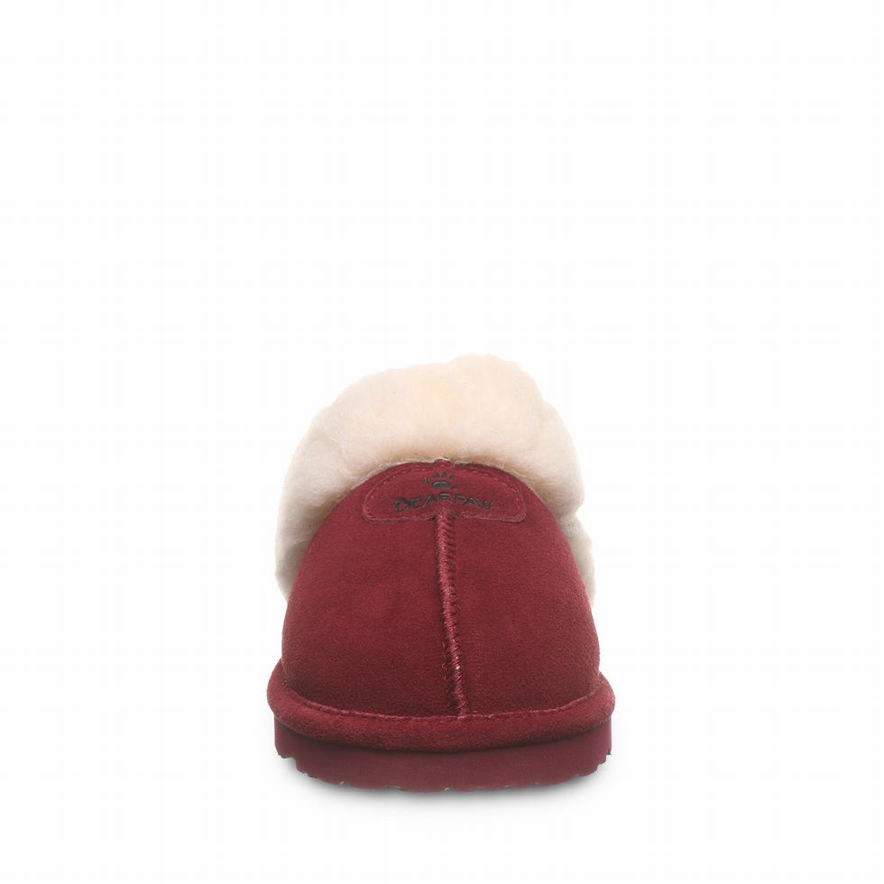 Bearpaw Loki II スリッパ レディース 赤 | ITW8571BX
