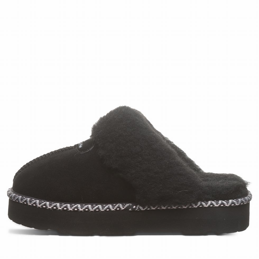 Bearpaw Loki Platform Lo Deco スリッパ レディース 黒 | FTN8198GX