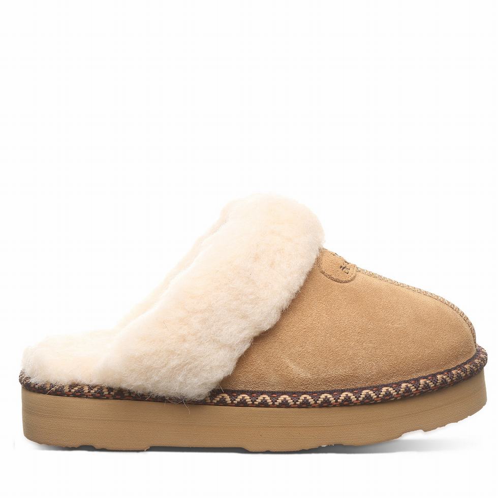 Bearpaw Loki Platform Lo Deco スリッパ レディース ブラウン | SPG7159QN
