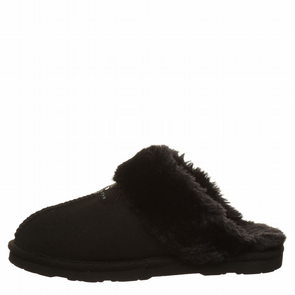 Bearpaw Loki Vegan スリッパ レディース 黒 | RZG9922AW