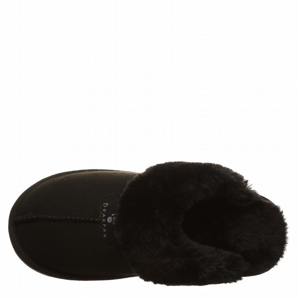 Bearpaw Loki Vegan スリッパ レディース 黒 | RZG9922AW