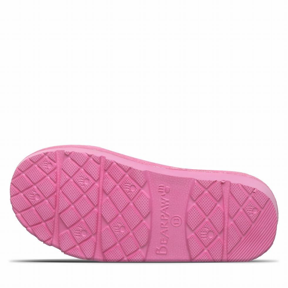 Bearpaw Loki Youth スリッパ キッズ ピンク | ATL9941NR