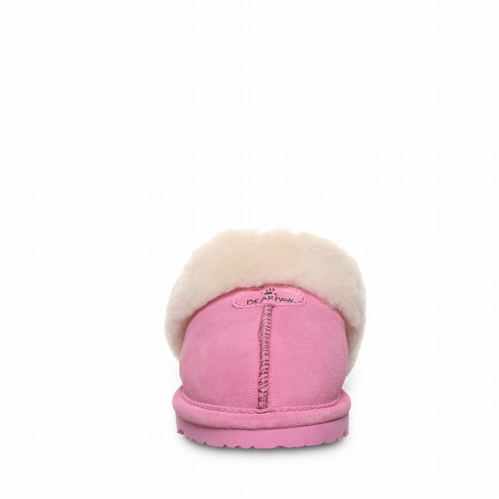 Bearpaw Loki Youth スリッパ キッズ ピンク | ATL9941NR