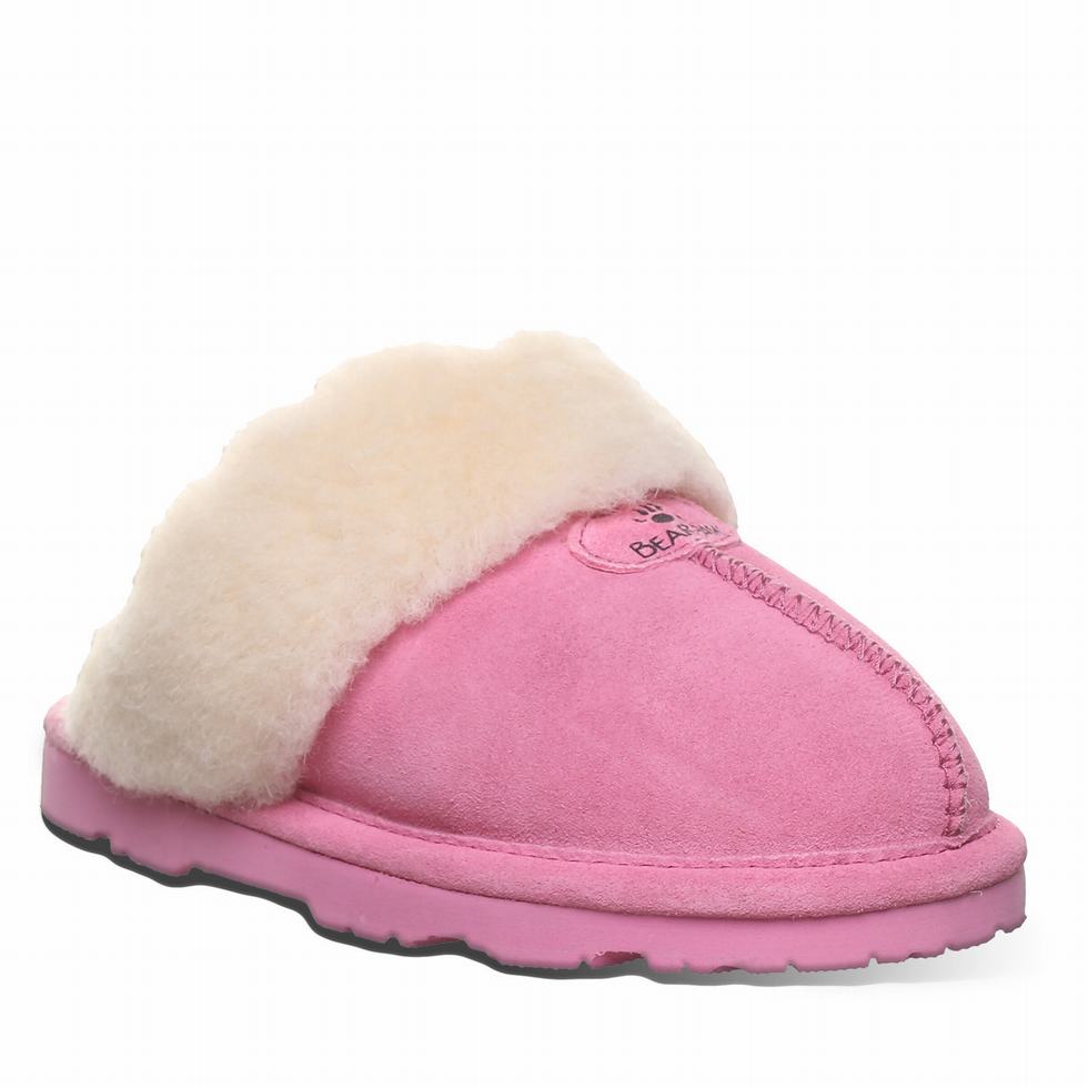 Bearpaw Loki Youth スリッパ キッズ ピンク | ATL9941NR