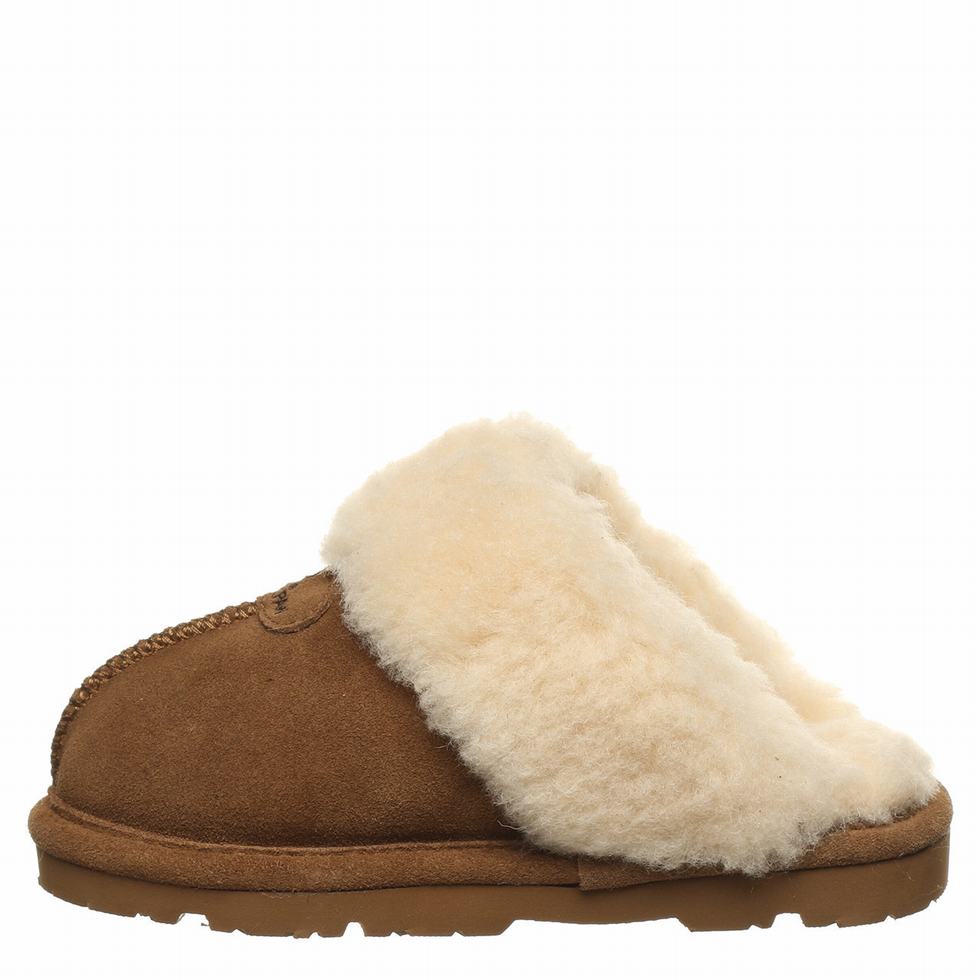 Bearpaw Loki Youth スリッパ キッズ ブラウン | JHA6226FY