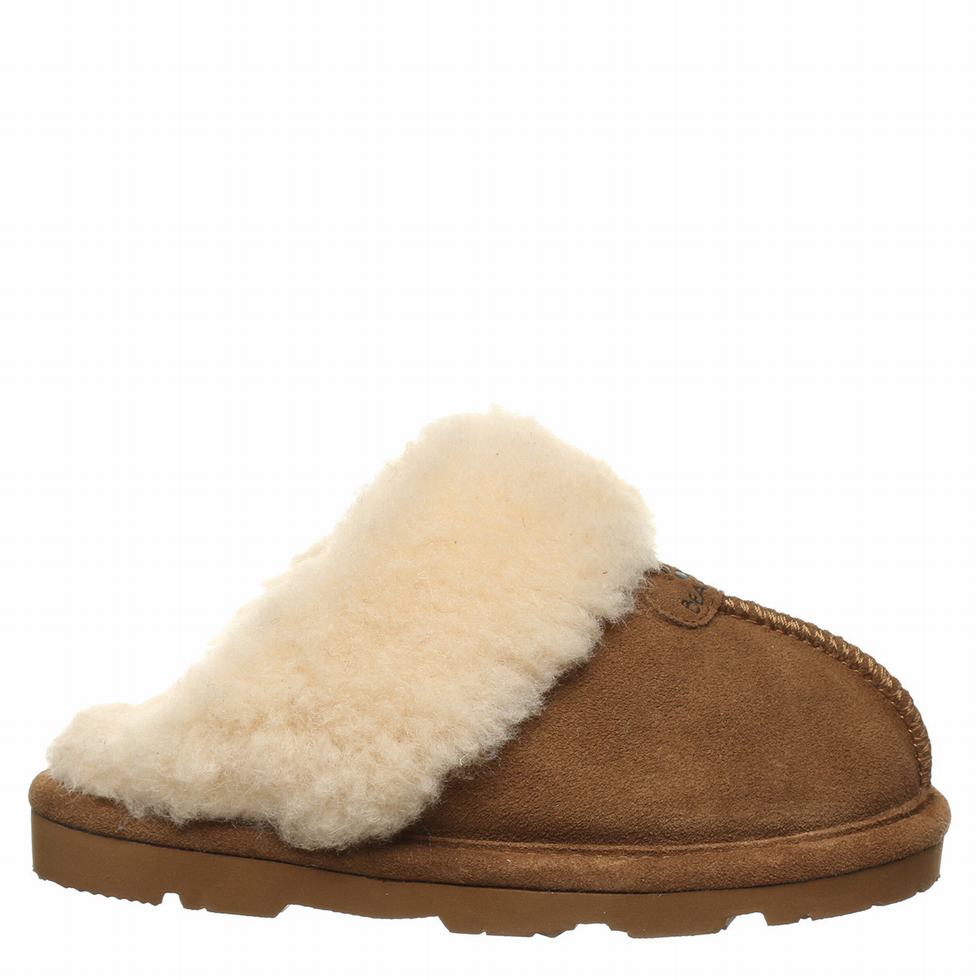 Bearpaw Loki Youth スリッパ キッズ ブラウン | JHA6226FY