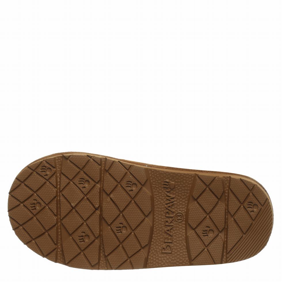 Bearpaw Loki Youth スリッパ キッズ ブラウン | JHA6226FY