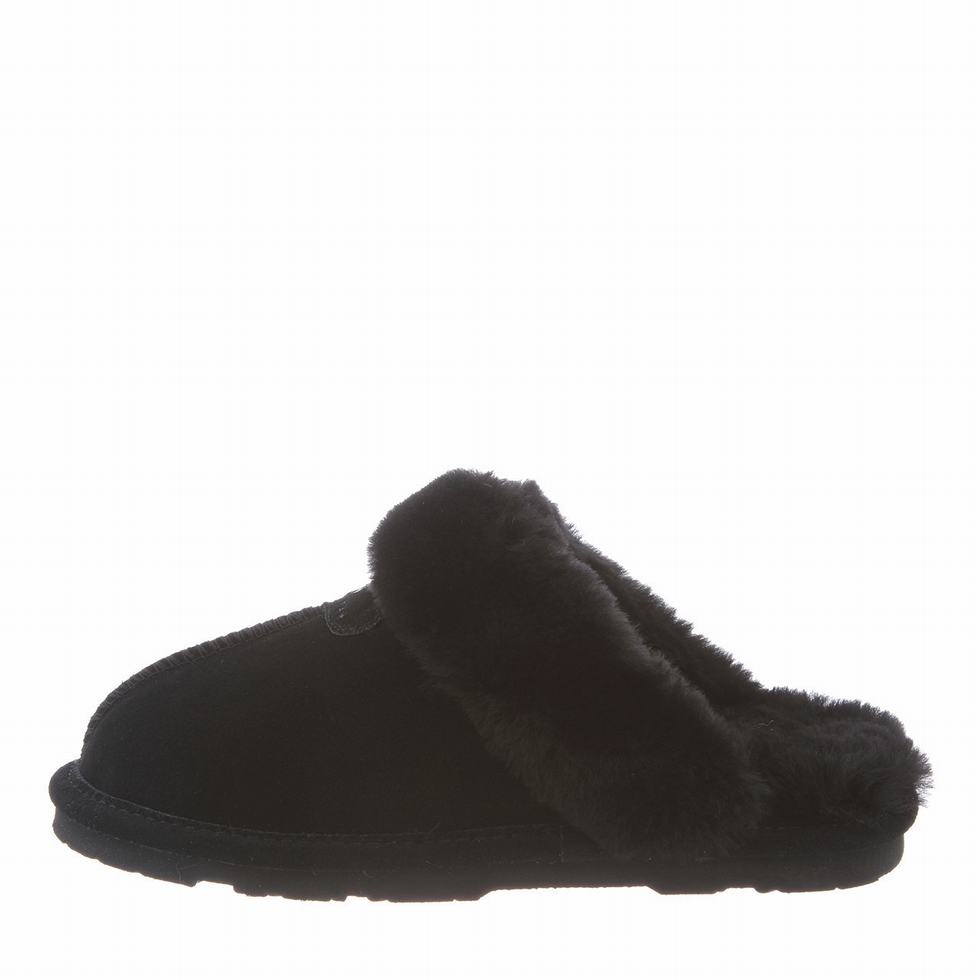 Bearpaw Loki スリッパ レディース 黒 | LPW2082VQ
