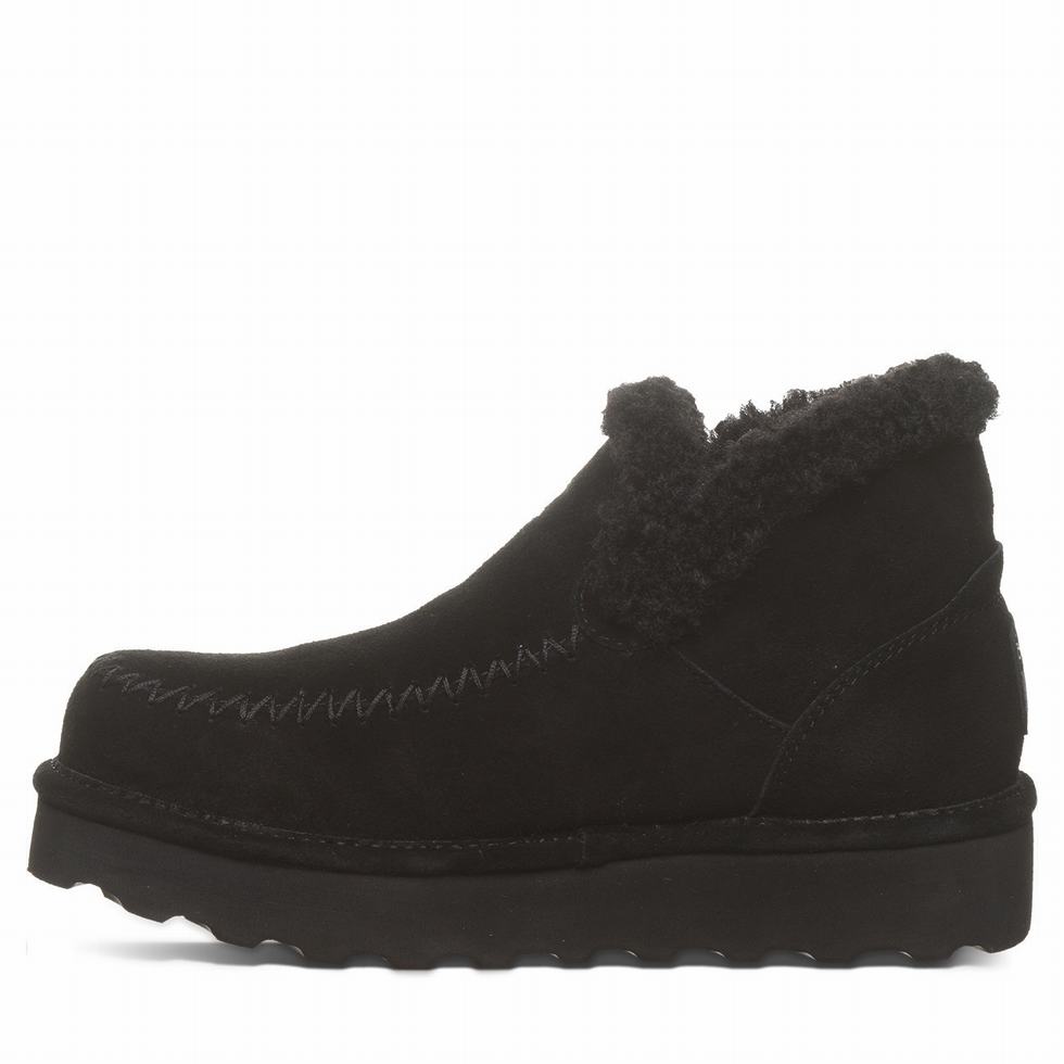 Bearpaw Maeve Platform Lo ブーツ レディース 黒 | GWA9969QJ
