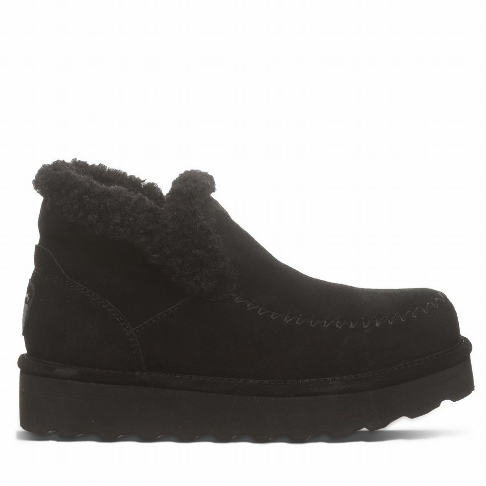 Bearpaw Maeve Platform Lo ブーツ レディース 黒 | GWA9969QJ