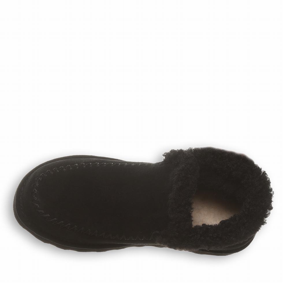 Bearpaw Maeve Platform Lo ブーツ レディース 黒 | GWA9969QJ