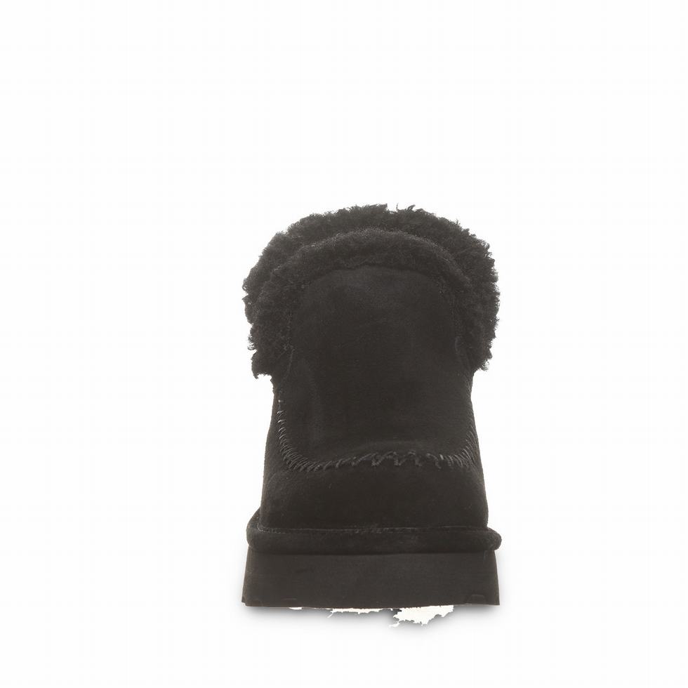 Bearpaw Maeve Platform Lo ブーツ レディース 黒 | GWA9969QJ