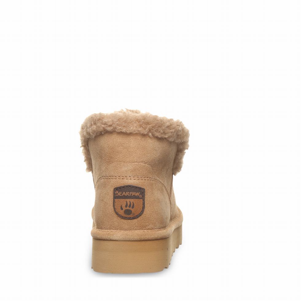Bearpaw Maeve Platform Lo ブーツ レディース ブラウン | MGG7890KY