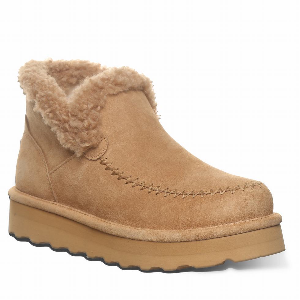 Bearpaw Maeve Platform Lo ブーツ レディース ブラウン | MGG7890KY