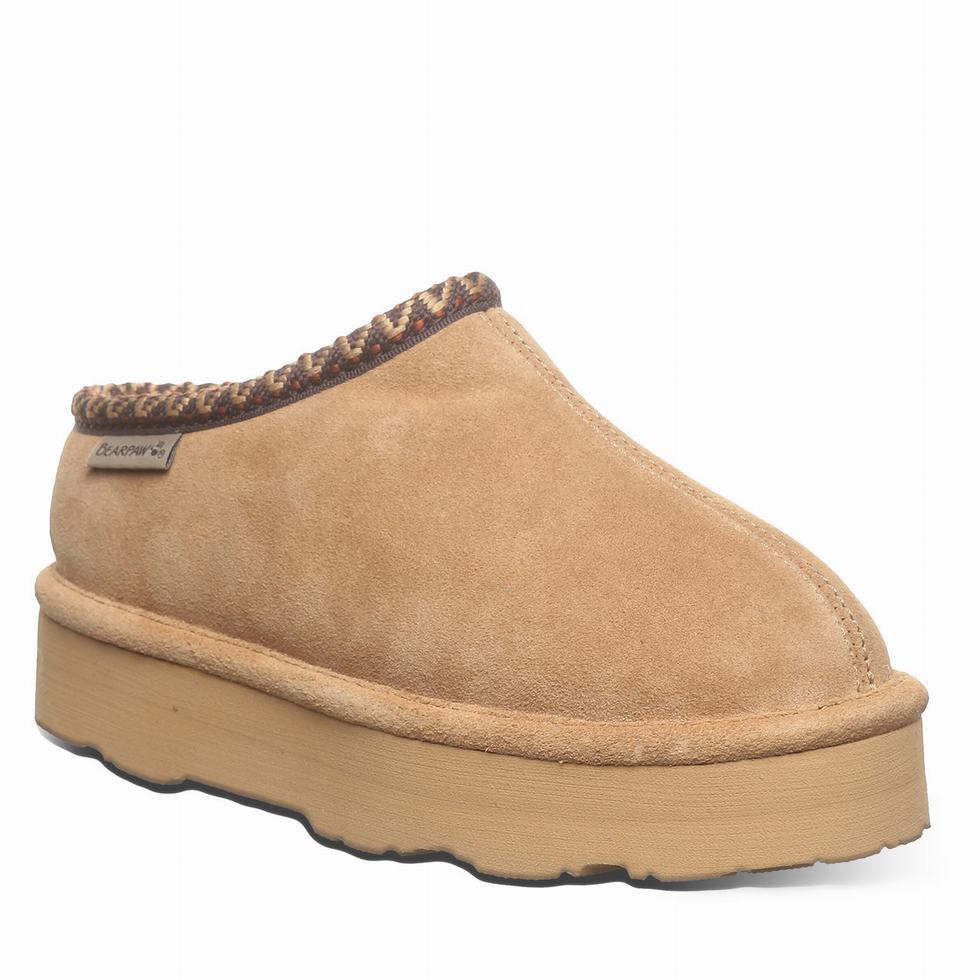 Bearpaw Martis Youth スリッパ キッズ ブラウン | SYN7129VF
