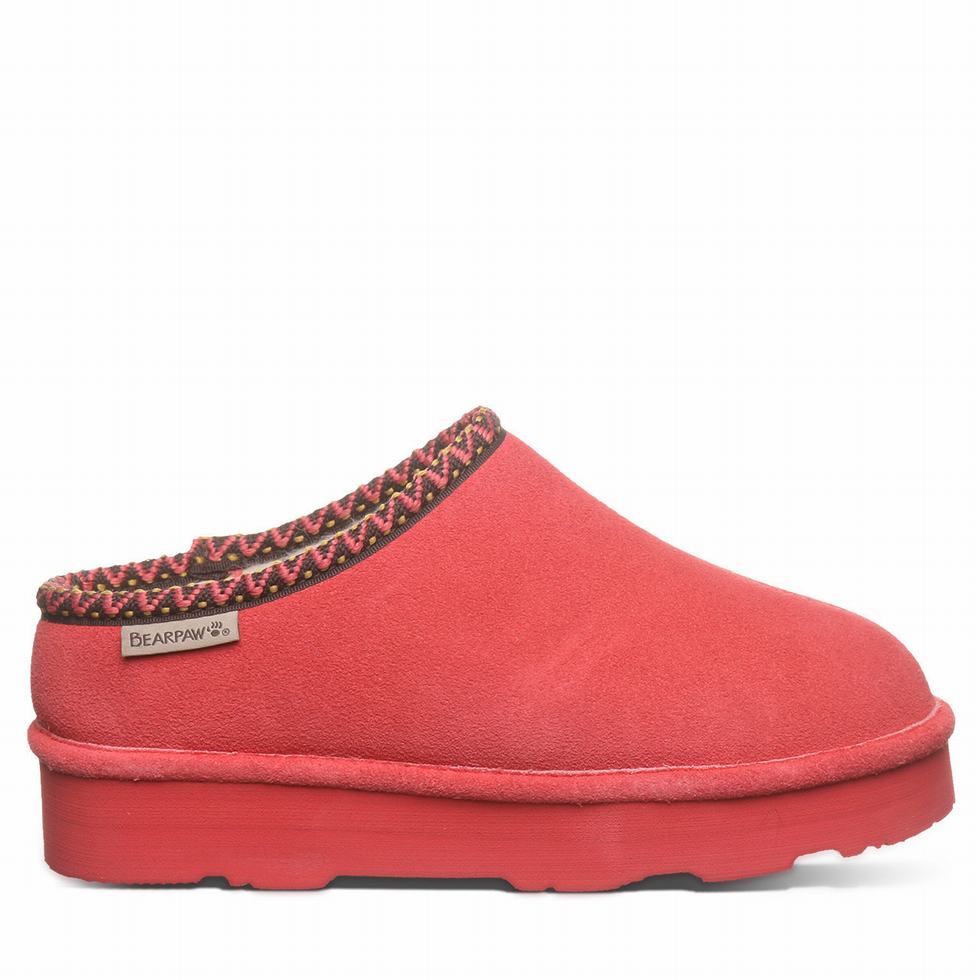 Bearpaw Martis スリッパ レディース 赤 | ICS3656BI