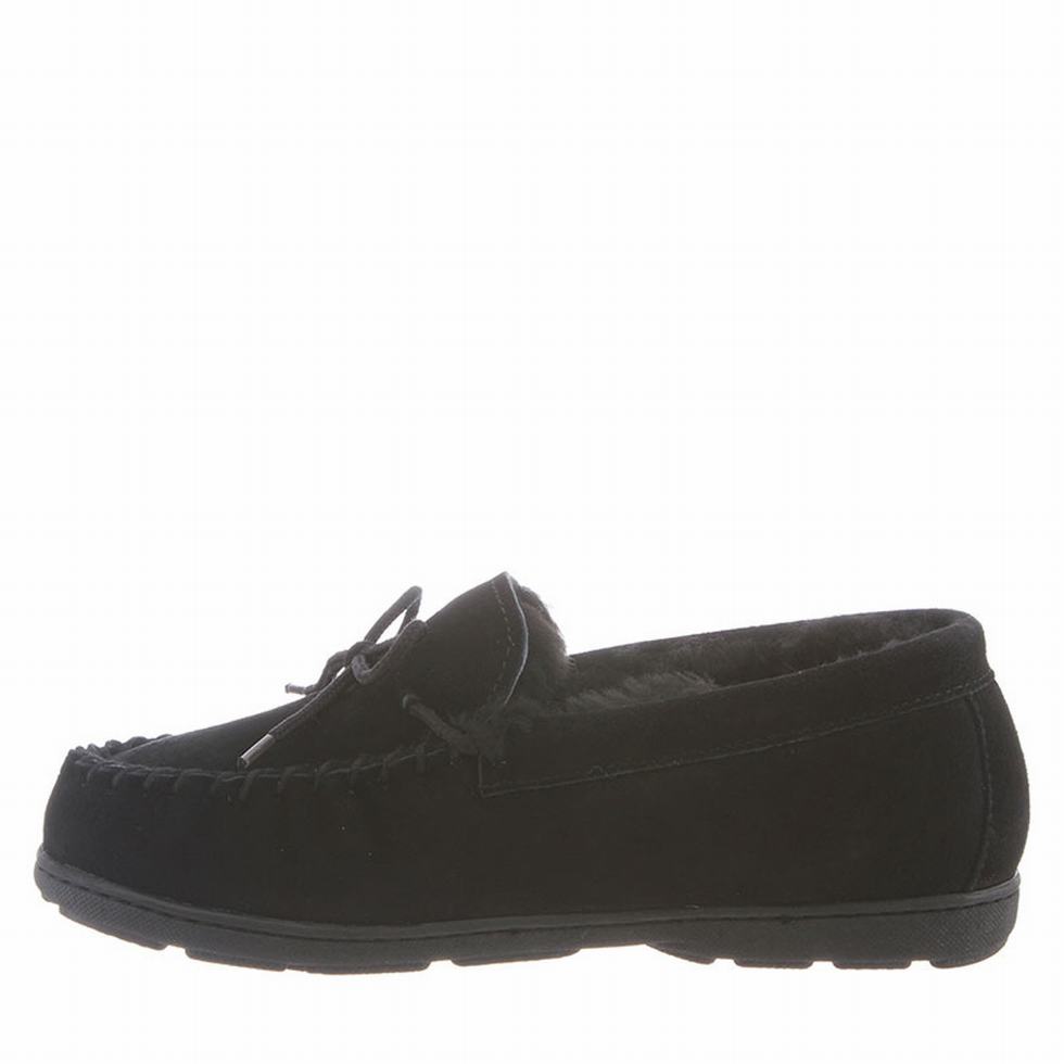 Bearpaw Mindy Wide スリッパ レディース 黒 | AEZ7799YN