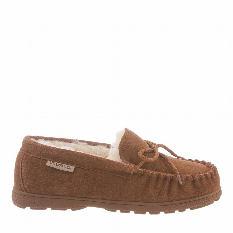 Bearpaw Mindy スリッパ レディース ブラウン | GIN2654OK