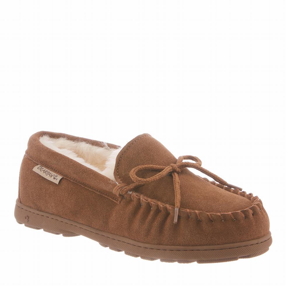 Bearpaw Mindy スリッパ レディース ブラウン | GIN2654OK