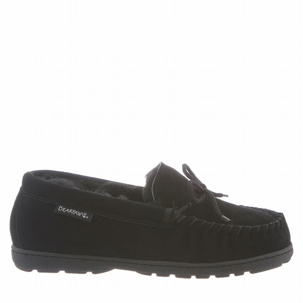 Bearpaw Mindy スリッパ レディース 黒 | WAJ5176RZ