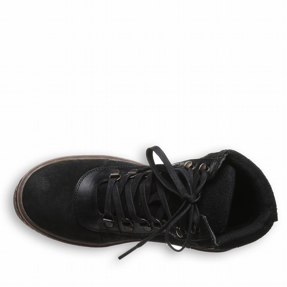 Bearpaw Nelida ハイカットスニーカー レディース 黒 | SIY192LX