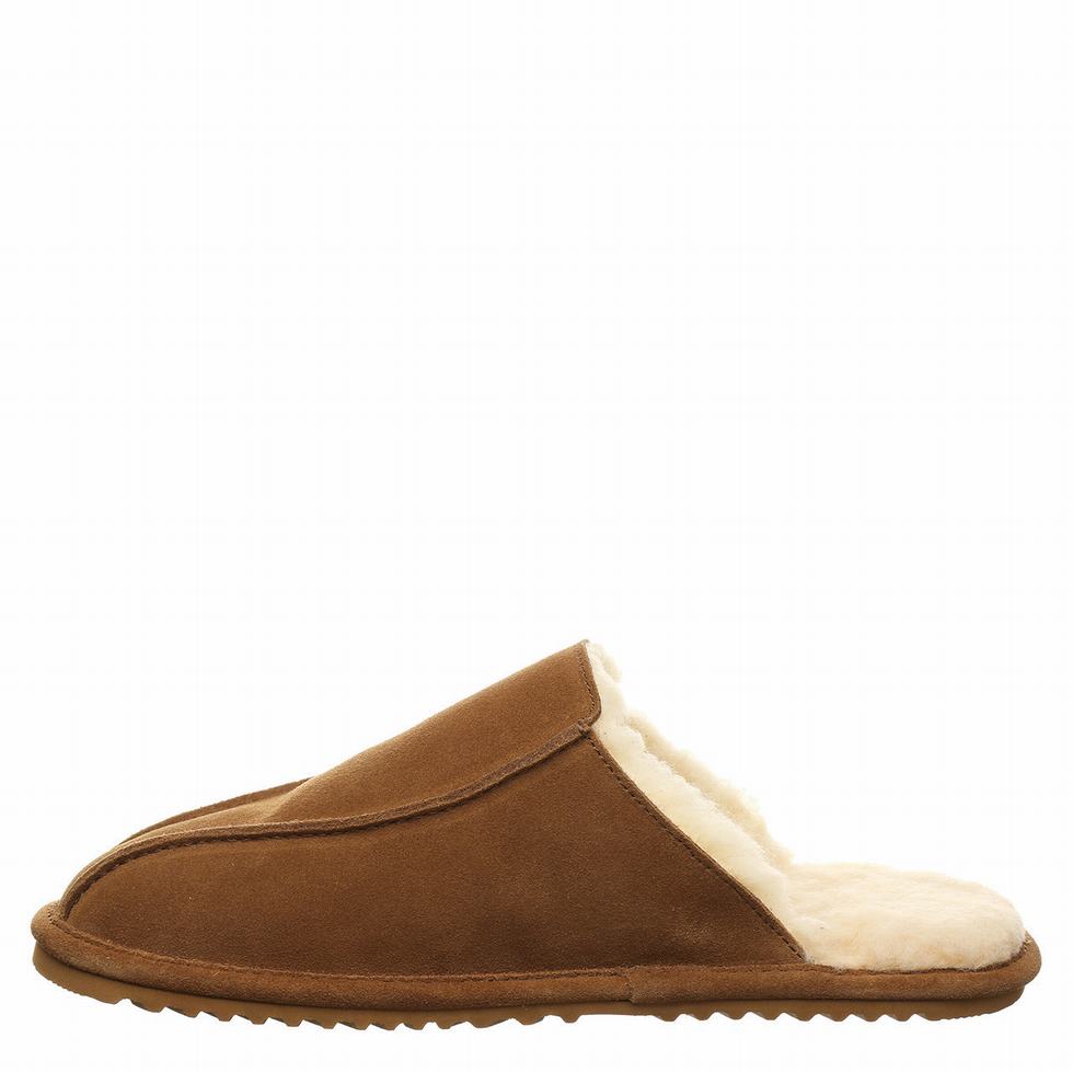 Bearpaw Pierre スリッパ メンズ ブラウン | GWZ1238XW