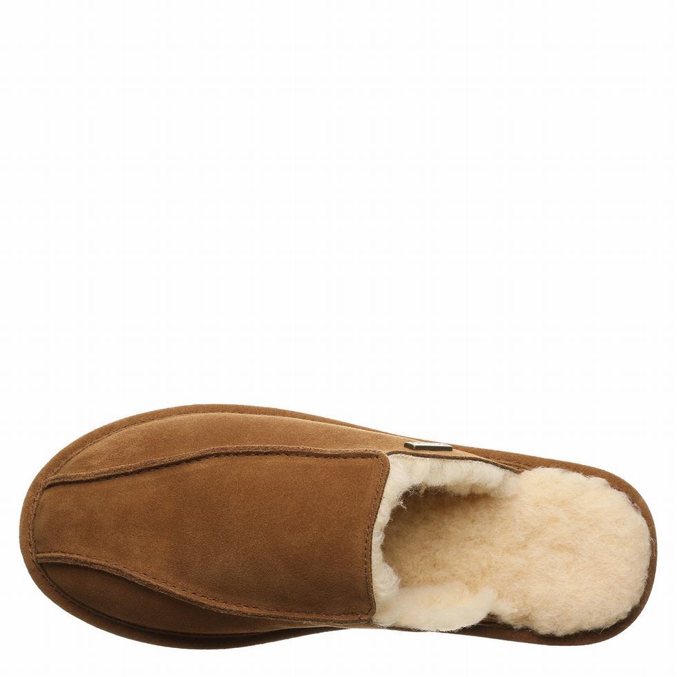 Bearpaw Pierre スリッパ メンズ ブラウン | GWZ1238XW