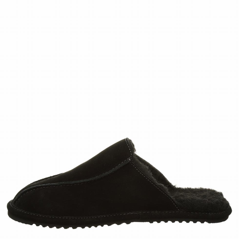 Bearpaw Pierre スリッパ メンズ 黒 | IPJ7525SZ