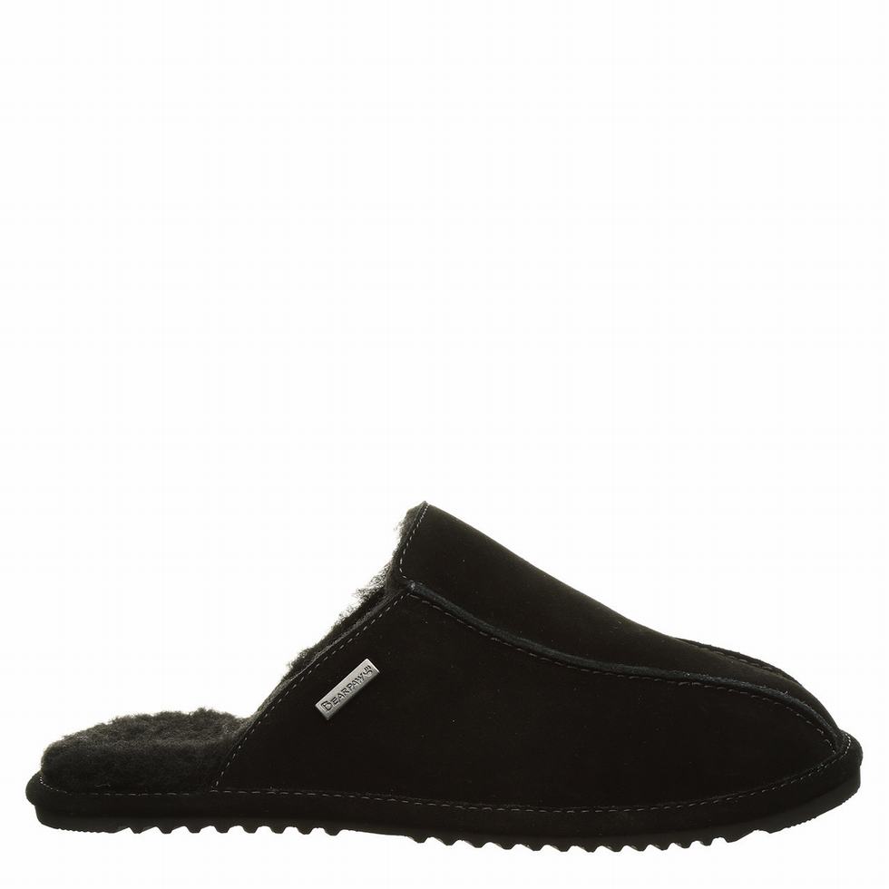 Bearpaw Pierre スリッパ メンズ 黒 | IPJ7525SZ