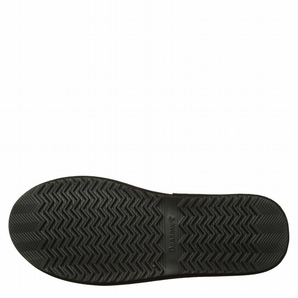 Bearpaw Pierre スリッパ メンズ 黒 | IPJ7525SZ