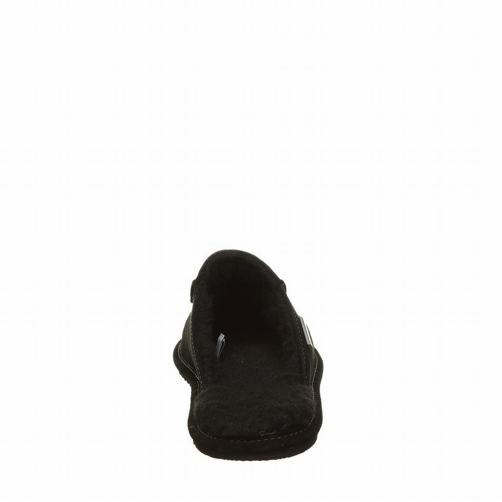 Bearpaw Pierre スリッパ メンズ 黒 | IPJ7525SZ