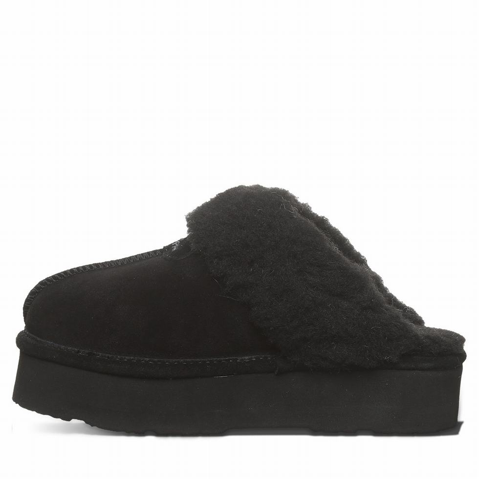 Bearpaw Retro Loki スリッパ レディース 黒 | QNT3016XU