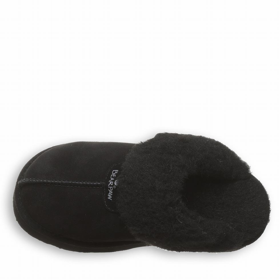 Bearpaw Retro Loki スリッパ レディース 黒 | QNT3016XU