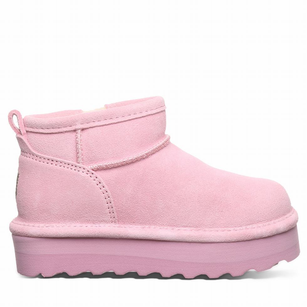 Bearpaw Retro Shorty Youth ブーツ キッズ ピンク | GAN1581CC