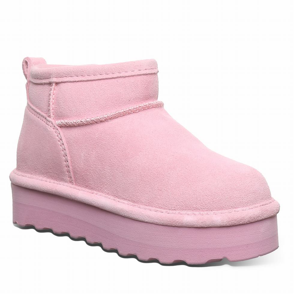 Bearpaw Retro Shorty Youth ブーツ キッズ ピンク | GAN1581CC