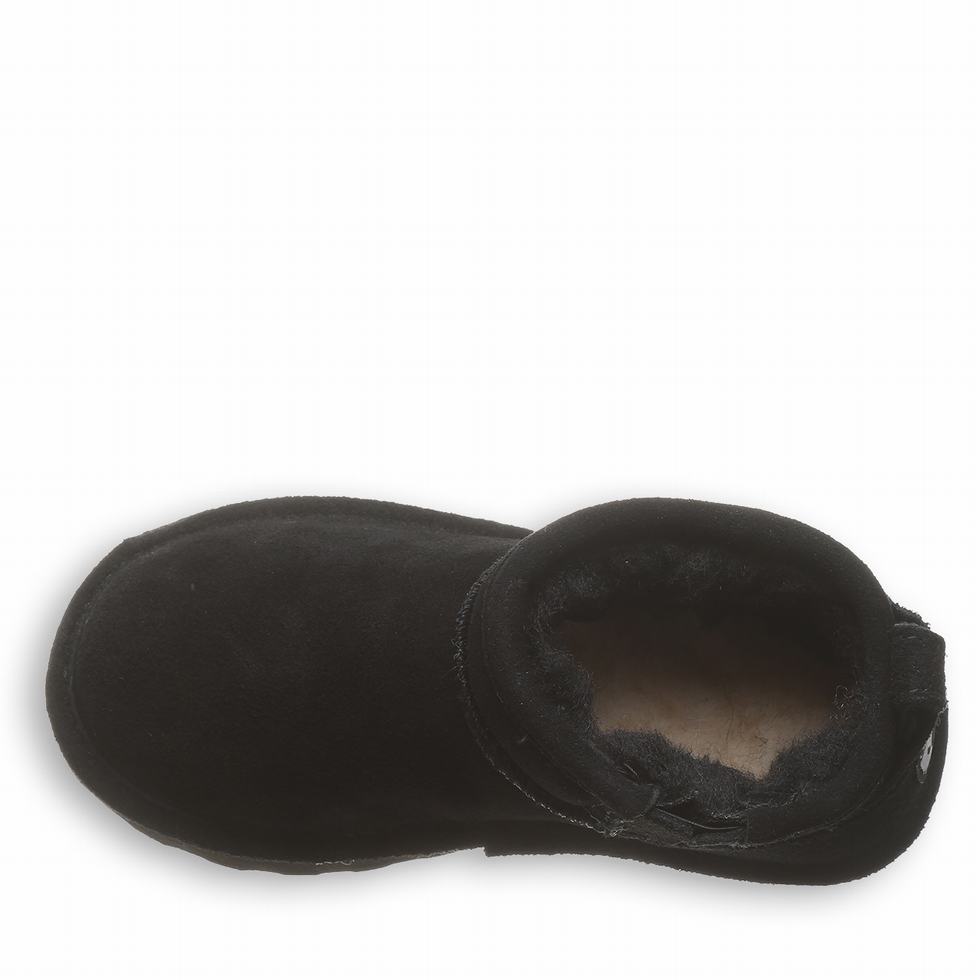 Bearpaw Retro Shorty Youth ブーツ キッズ 黒 | NKC1326WZ