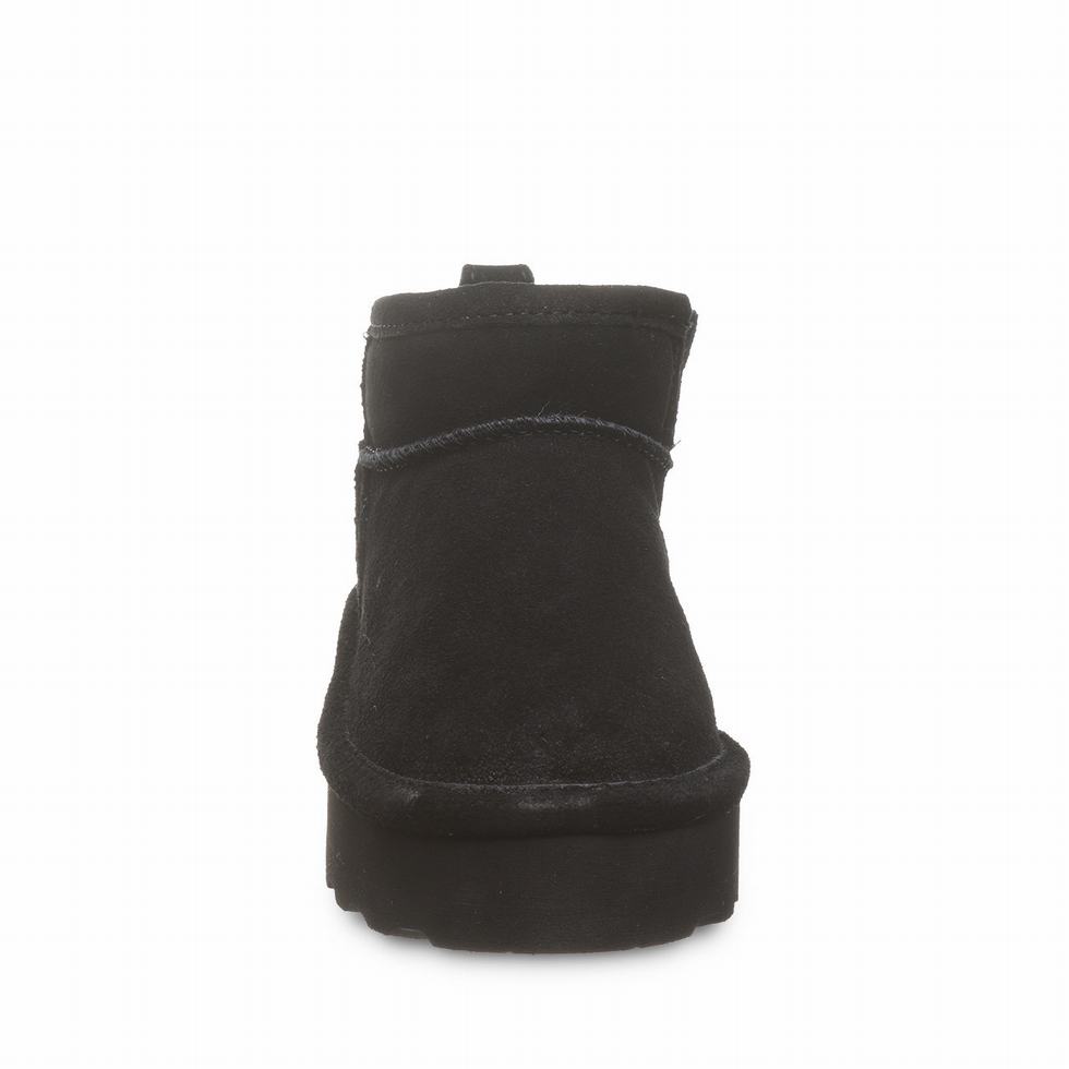 Bearpaw Retro Shorty Youth ブーツ キッズ 黒 | NKC1326WZ