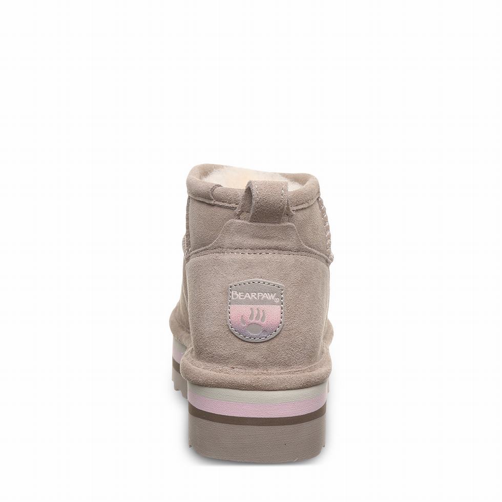 Bearpaw Retro Shorty 厚底ブーツ レディース ベージュ | WMK9461NM