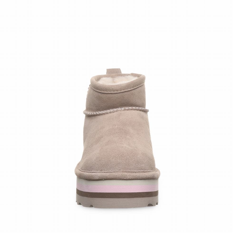 Bearpaw Retro Shorty 厚底ブーツ レディース ベージュ | WMK9461NM