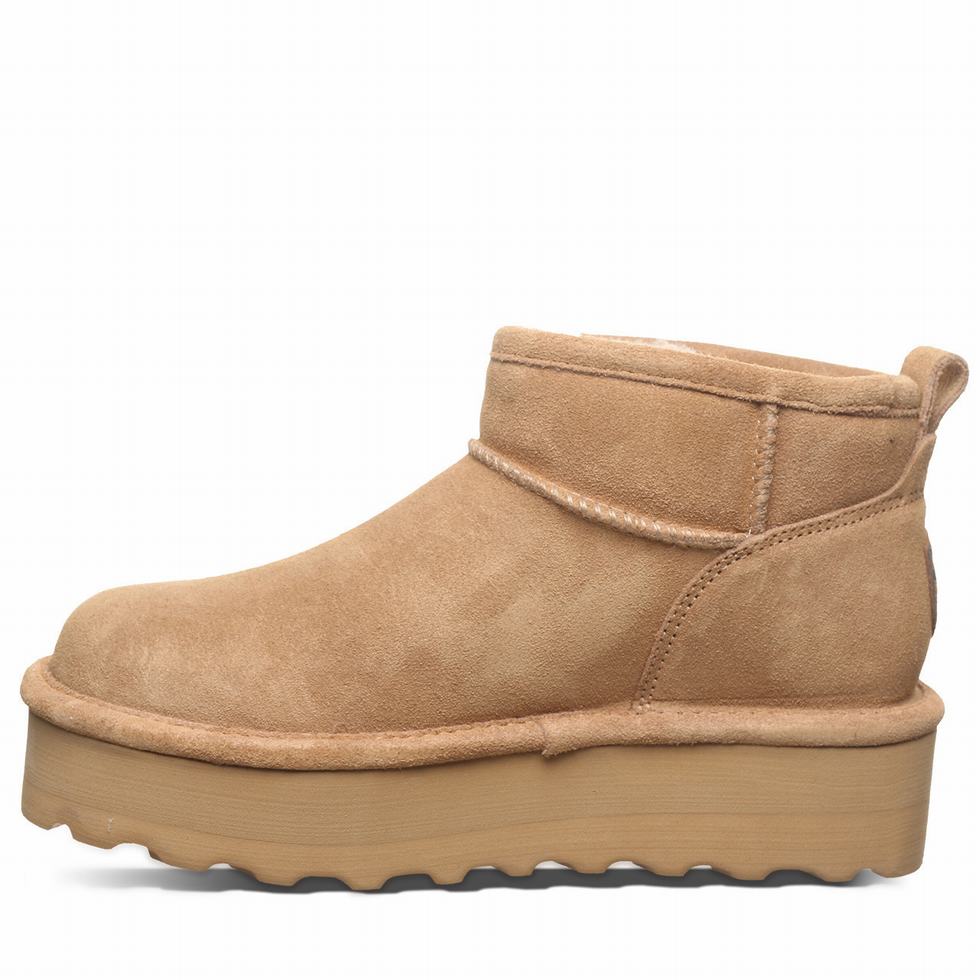 Bearpaw Retro Shorty 厚底ブーツ レディース ブラウン | XKB9531XC