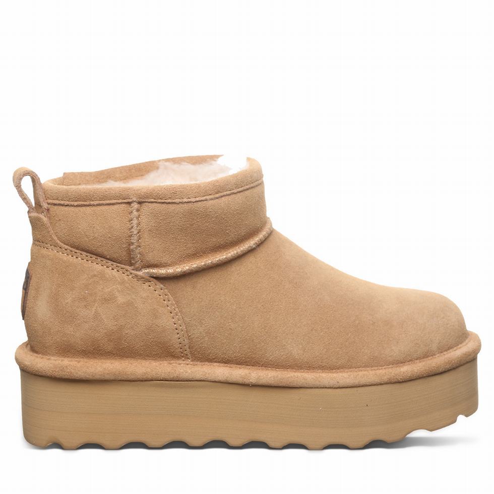 Bearpaw Retro Shorty 厚底ブーツ レディース ブラウン | XKB9531XC