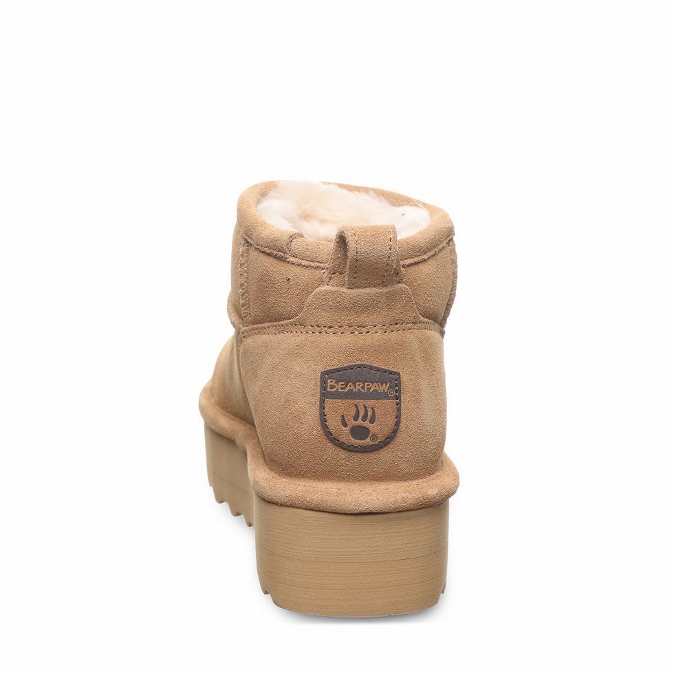 Bearpaw Retro Shorty 厚底ブーツ レディース ブラウン | XKB9531XC