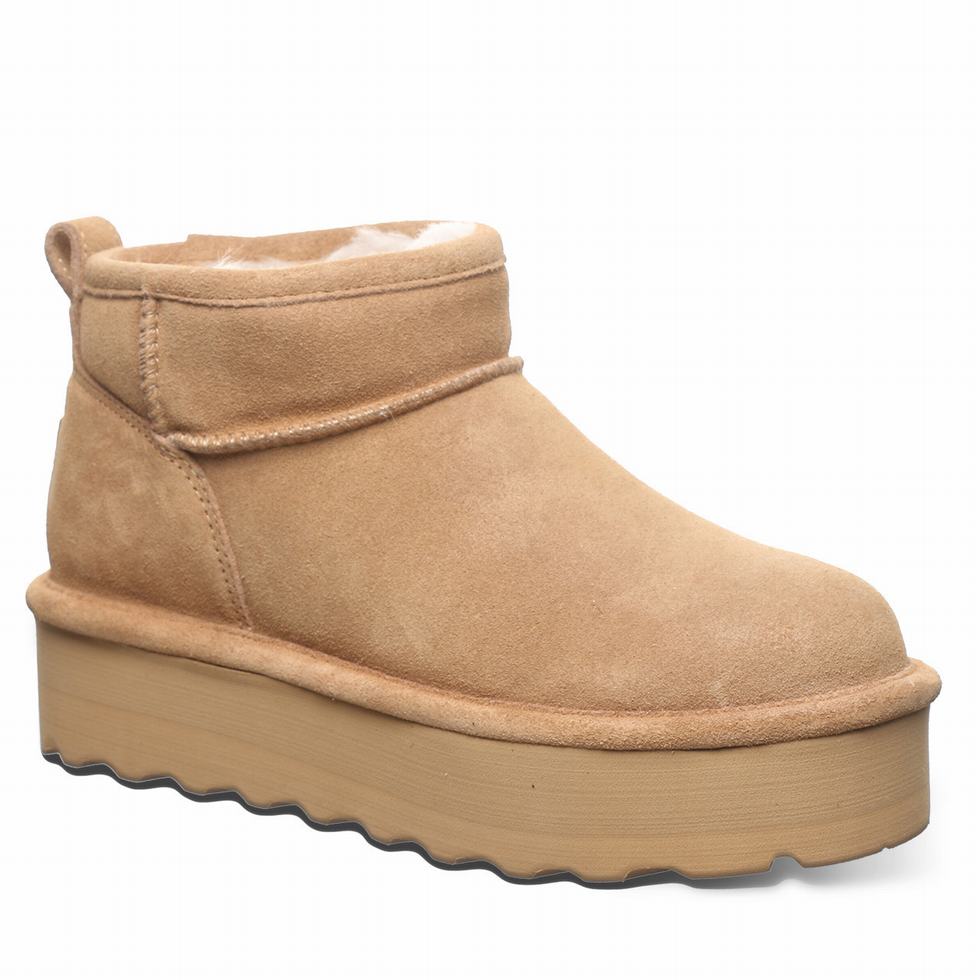 Bearpaw Retro Shorty 厚底ブーツ レディース ブラウン | XKB9531XC